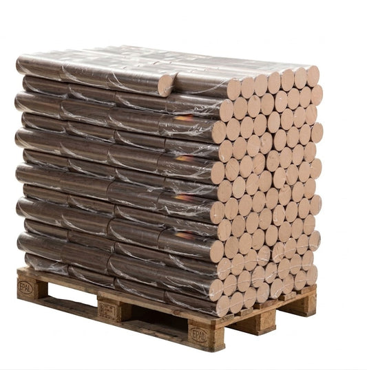 Pollmeier Premium Buchenholzbriketts NESTRO Palette 480 kg – 48 Packungen à 10 kg