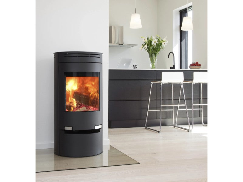 Aduro 1.1 Kaminofen Stahl Schwarz 6 kW – Konvektionsofen mit Aduro-Tronic Automatik