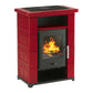 Wamsler Montafon Keramik bordeaux Kaminofen 7 kW (Dauerbrand)