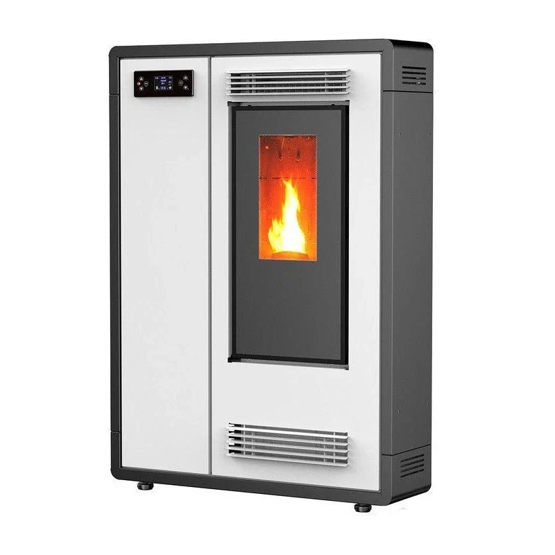 Pelletofen 8 kW kanalisierbar WLAN Pelletkamin 13 kg Tank (EEK A+)